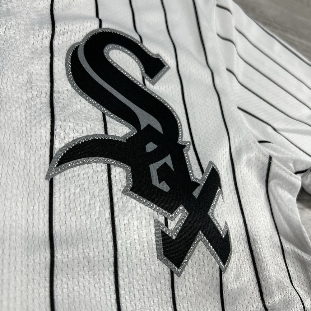 Nike Chicago White Sox MLB Yoan Moncada White Jersey Youth Large 14/16 $125 NEW - Picture 10 of 10